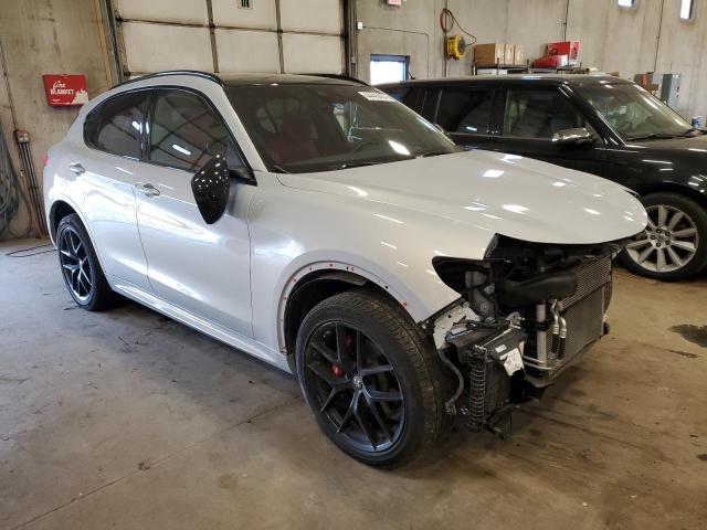 ZASPAKBN7M7D02244 - 2021 ALFA ROMEO STELVIO TI SILVER photo 4