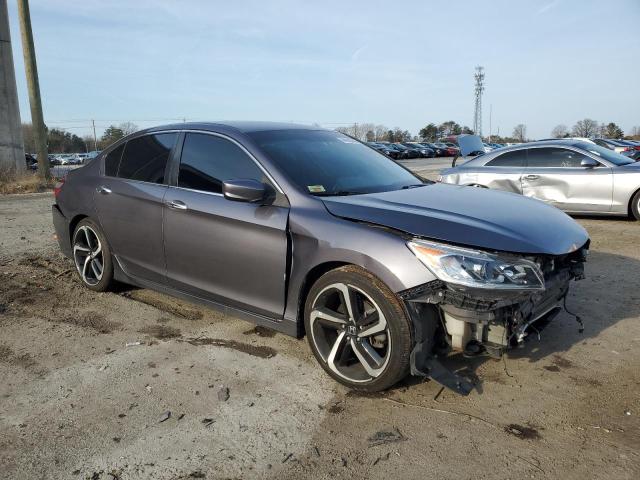 1HGCR2F5XGA079992 - 2016 HONDA ACCORD SPORT GRAY photo 4