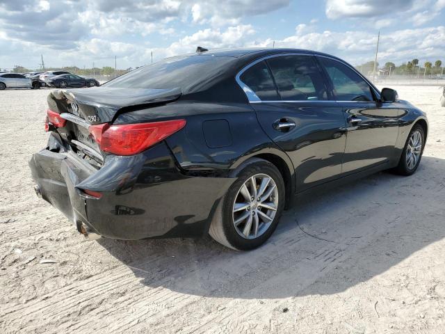 JN1BV7AR8EM701856 - 2014 INFINITI Q50 BASE BLACK photo 3