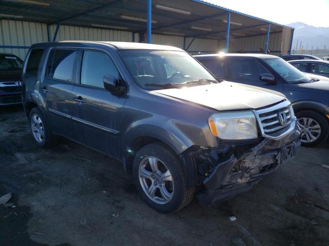 5FNYF4H55CB047443 - 2012 HONDA PILOT EXL GRAY photo 4