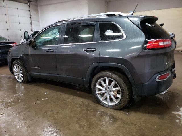 1C4PJMDS4FW741059 - 2015 JEEP CHEROKEE LIMITED GRAY photo 2