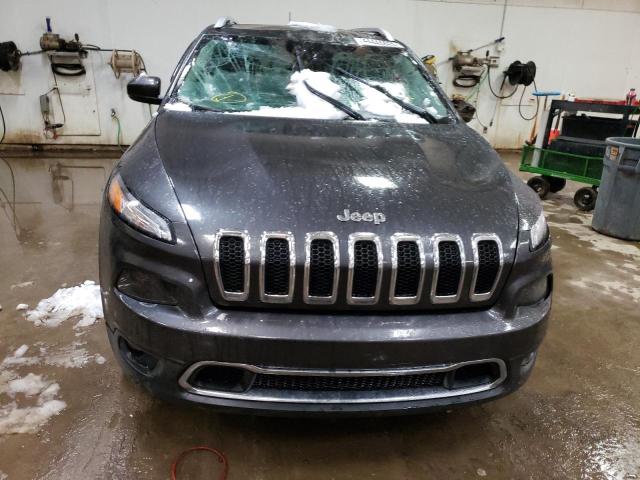 1C4PJMDS4FW741059 - 2015 JEEP CHEROKEE LIMITED GRAY photo 5