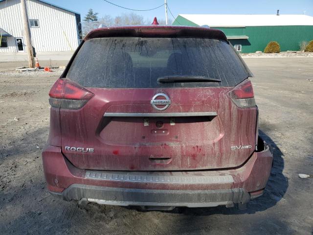 5N1AT2MVXLC808223 - 2020 NISSAN ROGUE S RED photo 6