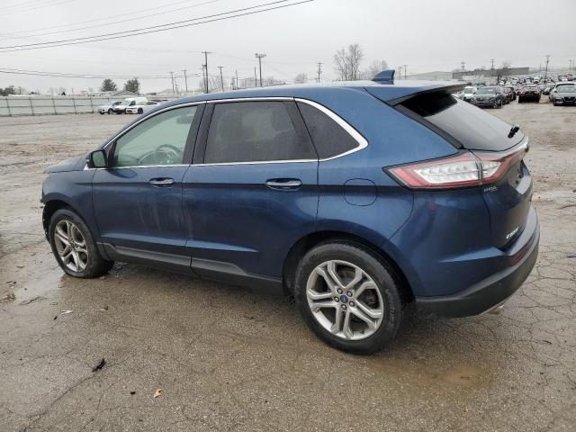 2FMPK3K98HBC53353 - 2017 FORD EDGE TITANIUM BLUE photo 2