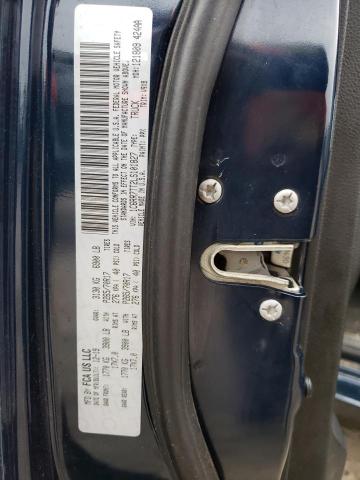 1C6RR7TT2LS101827 - 2020 RAM 1500 CLASS SLT ლურჯი ფოტო 12