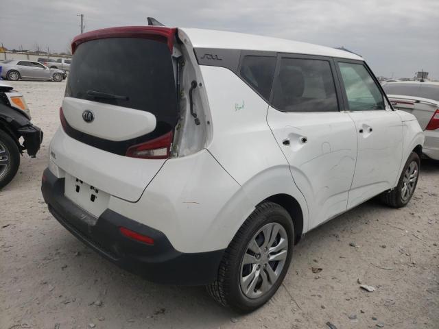 KNDJ23AU0L7091476 - 2020 KIA SOUL LX WHITE photo 3