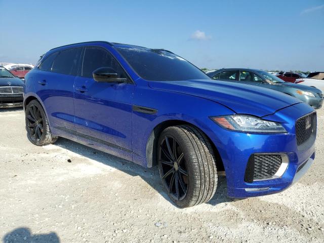 SADCM2FVXJA245906 - 2018 JAGUAR F-PACE S BLUE photo 4