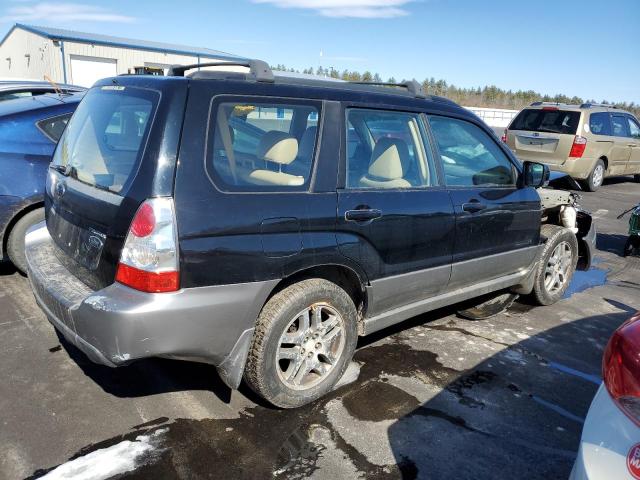 JF1SG67606H746823 - 2006 SUBARU FORESTER 2.5X LL BEAN BLACK photo 3