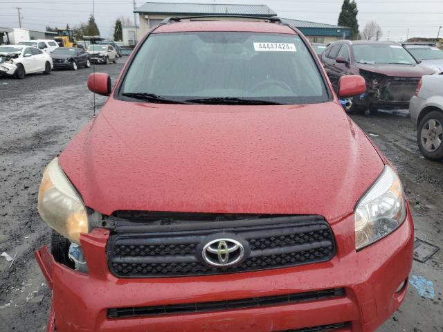 JTMZD32V175053812 - 2007 TOYOTA RAV4 SPORT RED photo 5