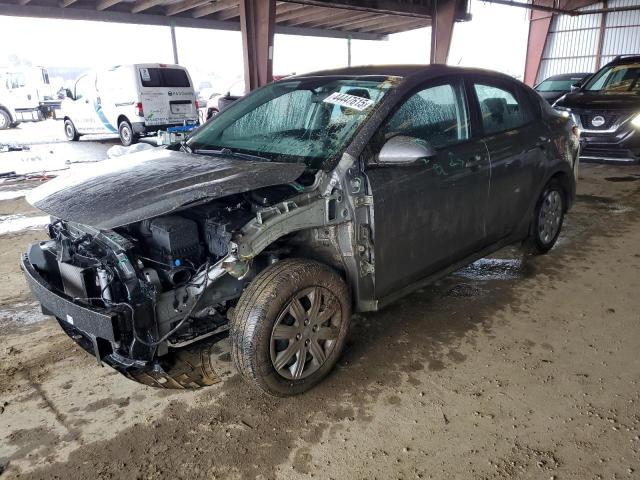 3KPA24AD9NE464801 - 2022 KIA RIO LX GRAY photo 1