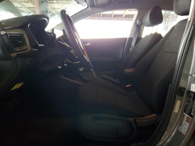 3KPA24AD9NE464801 - 2022 KIA RIO LX GRAY photo 7