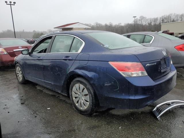 1HGCP26359A083858 - 2009 HONDA ACCORD LX BLUE photo 2