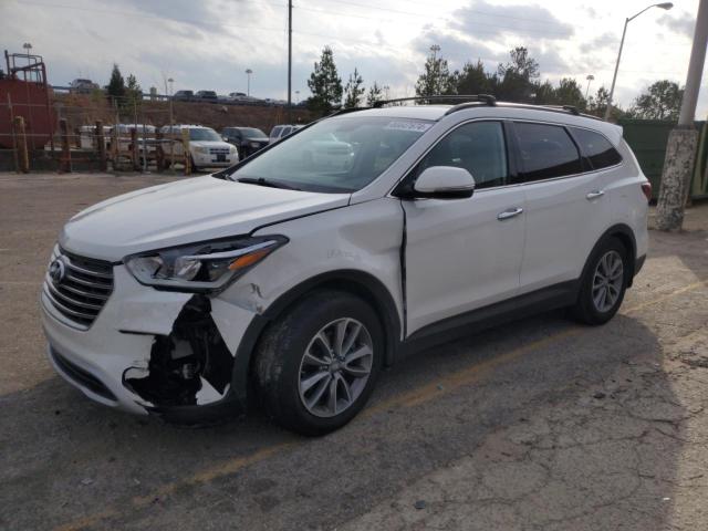 KM8SN4HF6JU267174 - 2018 HYUNDAI SANTA FE SE WHITE photo 1