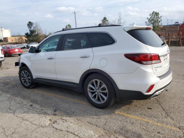 KM8SN4HF6JU267174 - 2018 HYUNDAI SANTA FE SE WHITE photo 2