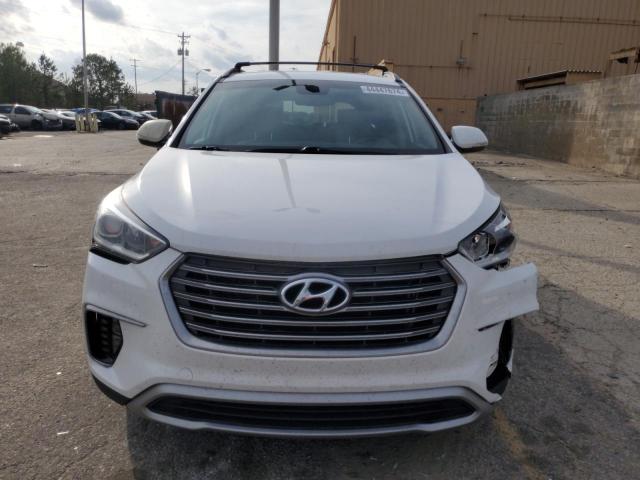 KM8SN4HF6JU267174 - 2018 HYUNDAI SANTA FE SE WHITE photo 5