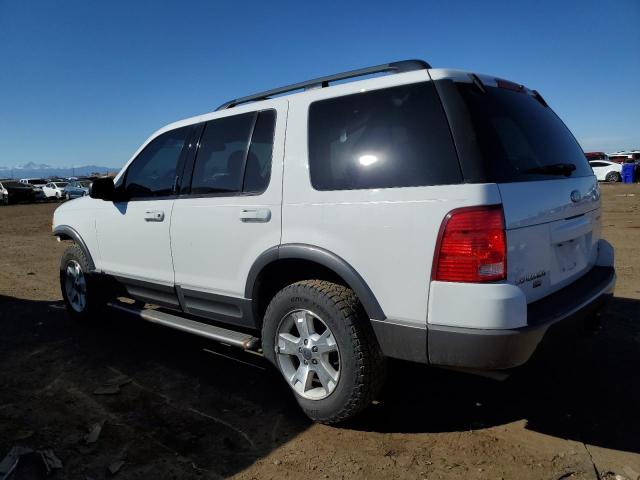 1FMZU73W73ZB45066 - 2003 FORD EXPLORER XLT WHITE photo 2