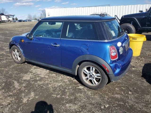 WMWSU3C56CT260960 - 2012 MINI COOPER BLUE photo 2