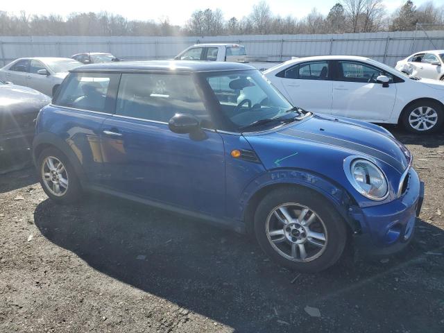 WMWSU3C56CT260960 - 2012 MINI COOPER BLUE photo 4