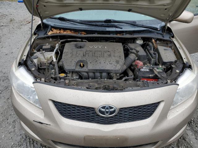 2T1BU4EE8AC338567 - 2010 TOYOTA COROLLA BASE GOLD photo 11