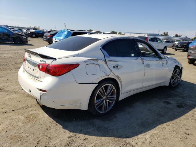 JN1AV7AR2FM850292 - 2015 INFINITI Q50 HYBRID PREMIUM WHITE photo 3