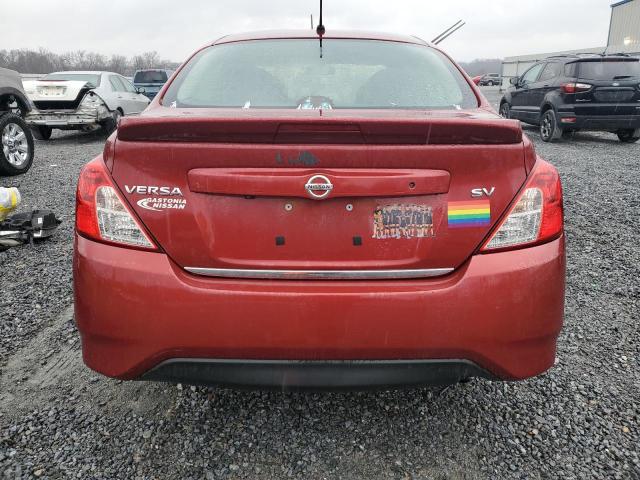 3N1CN7AP6KL829358 - 2019 NISSAN VERSA S BURGUNDY photo 6