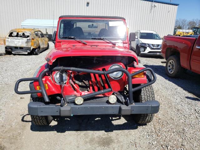 1J4FA29P9YP800148 - 2000 JEEP WRANGLER / SE RED photo 5