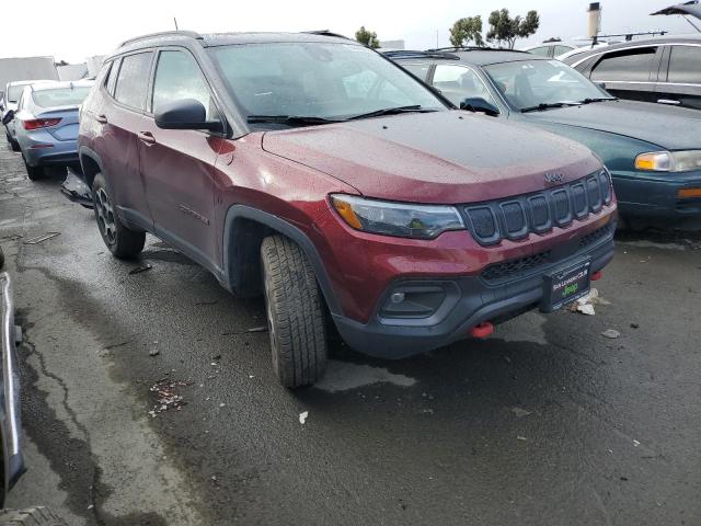 3C4NJDDB2NT164205 - 2022 JEEP COMPASS TRAILHAWK BURGUNDY photo 4