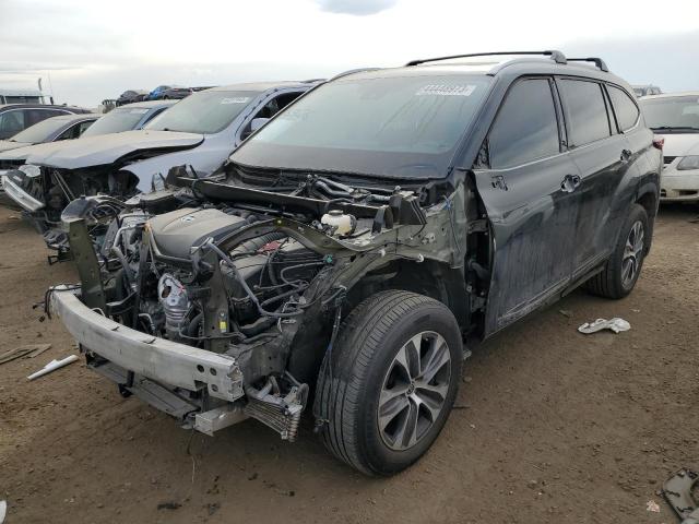 5TDHZRBH2NS167447 - 2022 TOYOTA HIGHLANDER XLE BLACK photo 1