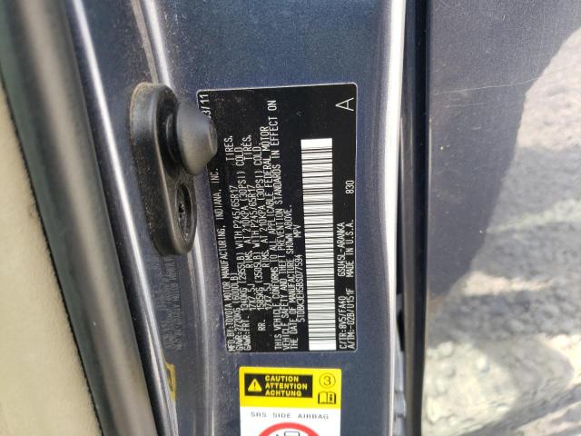 5TDBK3EH5BS077594 - 2011 TOYOTA HIGHLANDER BASE Көк фото 13