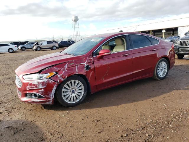 3FA6P0PU5GR166254 - 2016 FORD FUSION SE PHEV BURGUNDY photo 1