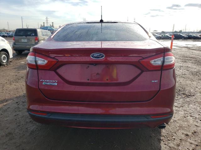 3FA6P0PU5GR166254 - 2016 FORD FUSION SE PHEV BURGUNDY photo 6