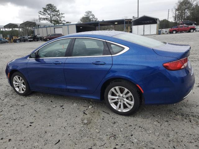 1C3CCCAB6FN637271 - 2015 CHRYSLER 200 LIMITED BLUE photo 2