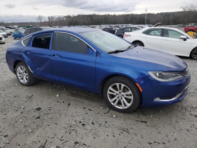 1C3CCCAB6FN637271 - 2015 CHRYSLER 200 LIMITED BLUE photo 4