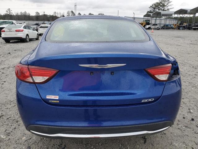 1C3CCCAB6FN637271 - 2015 CHRYSLER 200 LIMITED BLUE photo 6