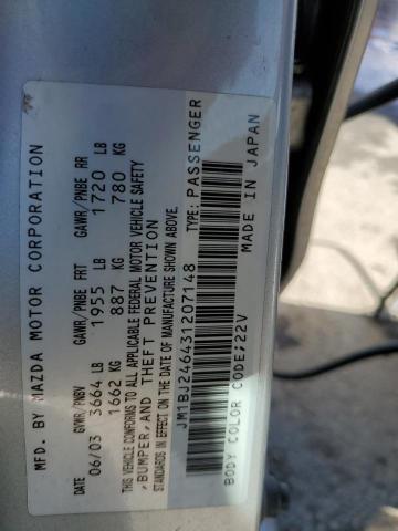 JM1BJ246431207148 - 2003 MAZDA PROTEGE PR5 银色 照片 12