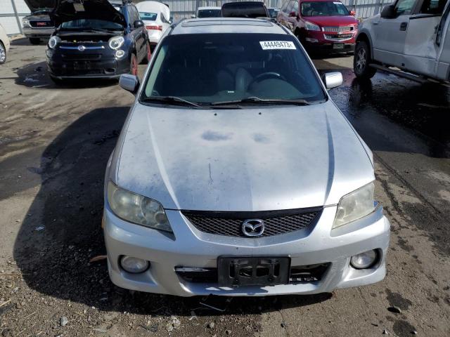 JM1BJ246431207148 - 2003 MAZDA PROTEGE PR5 SILVER photo 5