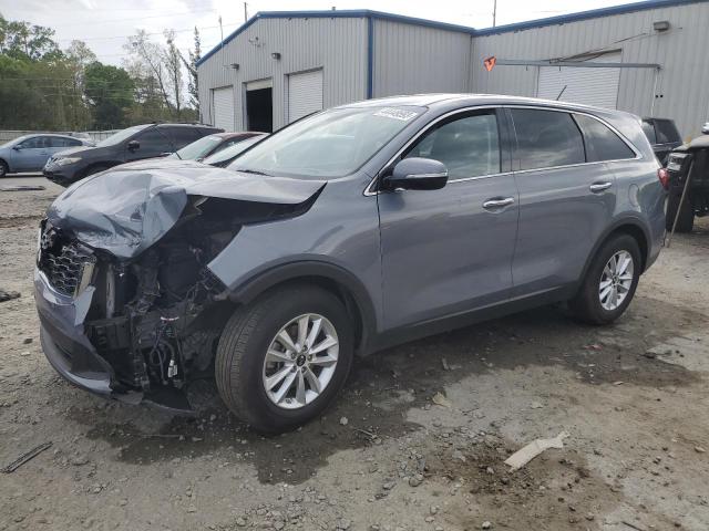 5XYPG4A30KG604171 - 2019 KIA SORENTO L SILVER photo 1