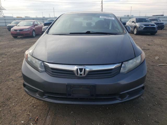 19XFB2F89CE001818 - 2012 HONDA CIVIC EX GRAY photo 5