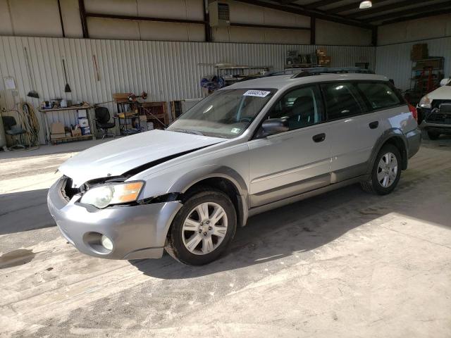 4S4BP61C257377892 - 2005 SUBARU LEGACY OUTBACK 2.5I SILVER photo 1