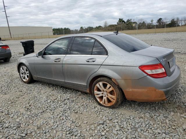 WDDGF5EB0BA472822 - 2011 MERCEDES-BENZ C 300 GRAY photo 2