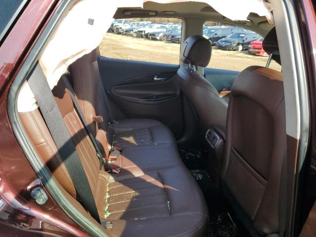 JN1AJ0HR6CM451910 - 2012 INFINITI EX35 BASE Բորդո լուսանկար 10