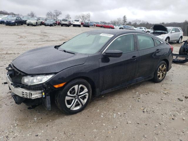 2HGFC2F59JH518834 - 2018 HONDA CIVIC LX BLACK photo 1