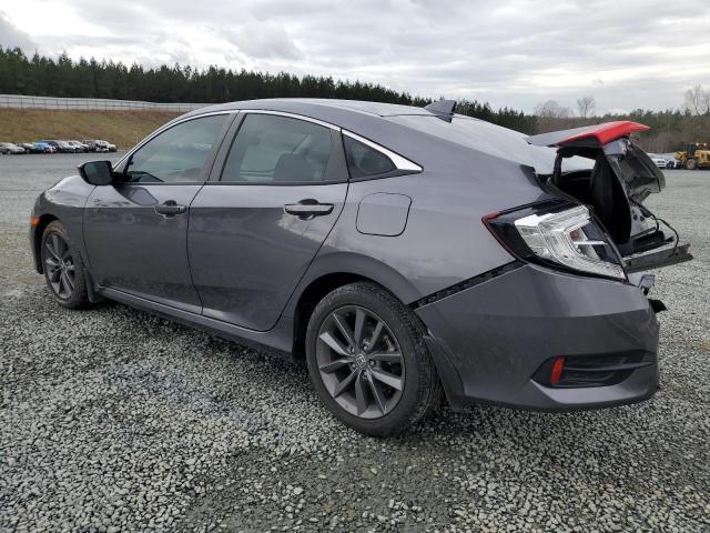 19XFC1F77ME007391 - 2021 HONDA CIVIC EXL ვერცხლისფერი ფოტო 2