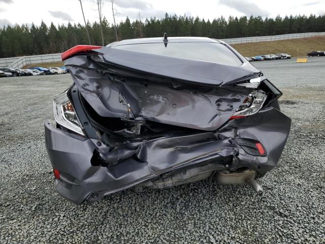 19XFC1F77ME007391 - 2021 HONDA CIVIC EXL ვერცხლისფერი ფოტო 6