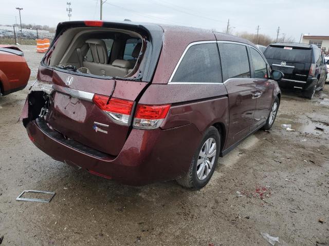 5FNRL5H30GB017550 - 2016 HONDA ODYSSEY SE BURGUNDY photo 3