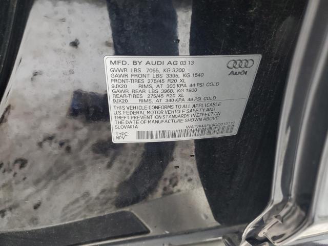 WA1VMAFE9DD013177 - 2013 AUDI Q7 PRESTIGE 黑色 照片 13