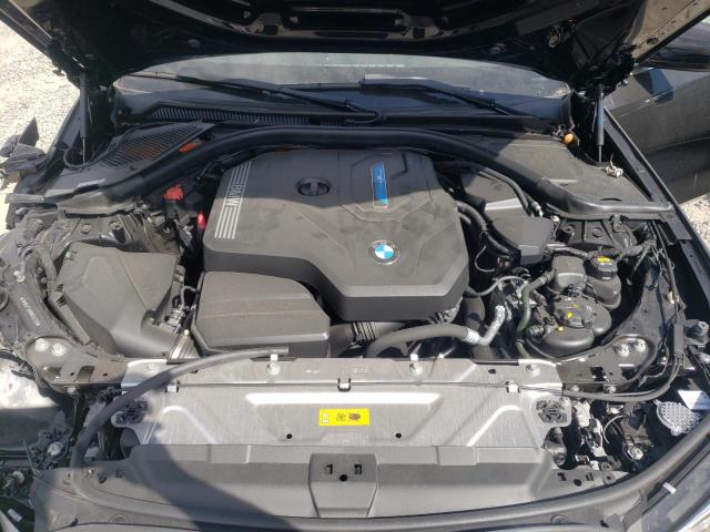 3MW5P7J09N8C62330 - 2022 BMW 330E BLACK photo 11