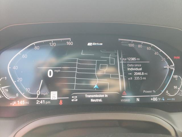 3MW5P7J09N8C62330 - 2022 BMW 330E BLACK photo 9