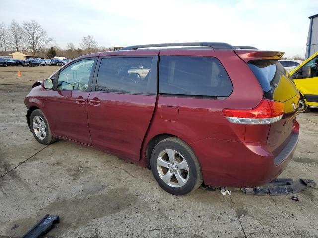 5TDKK3DC8ES409585 - 2014 TOYOTA SIENNA LE MAROON photo 2