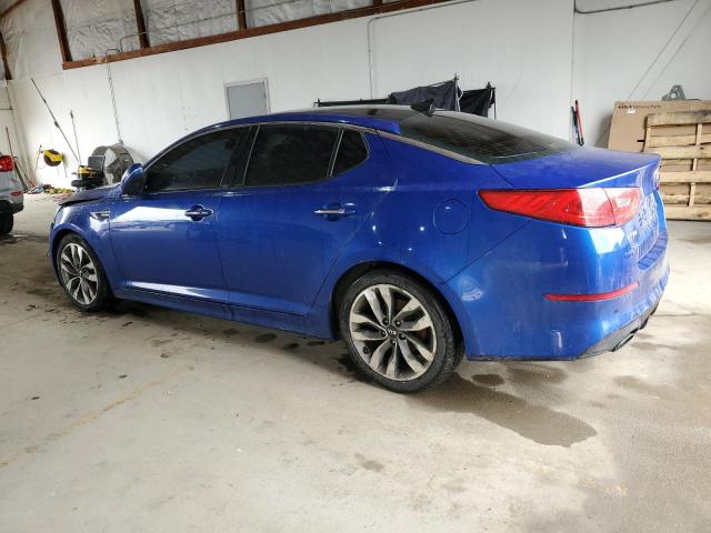 5XXGR4A60EG344254 - 2014 KIA OPTIMA SX BLUE photo 2